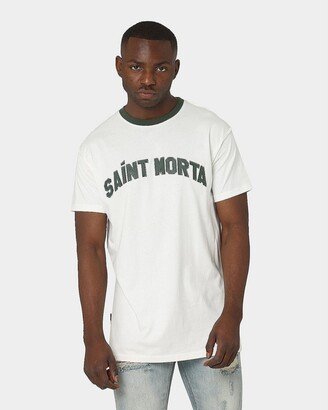 Saint Morta Big & Tall Kingdom Lafayette T-Shirt - Off white/green