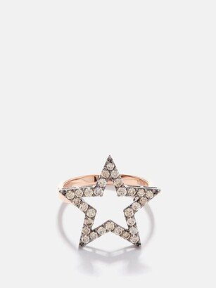 Star Diamond & 18kt Rose-gold Ring