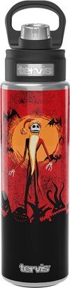 Disney Nightmare Before Christmas Triple Walled Insulated Tumbler Travel Cup Keeps Drinks Cold, 24oz Wide Mouth Bottle, Stainless Steel