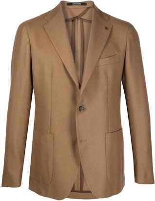 Virgin-Wool Single-Breasted Blazer