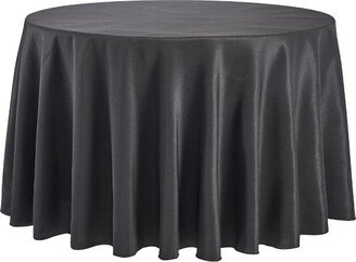 RCZ Decor RCZ Décor Elegant Round Table Cloth - Made With High Quality Polyester Material, Beautiful Black Tablecloth With Durable Seams