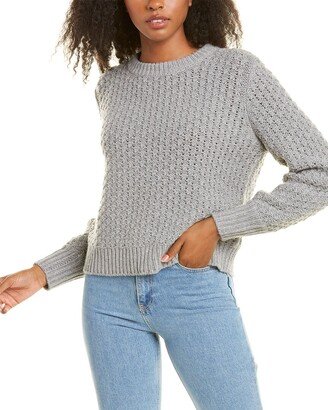 Popcorn Wool & Cashmere-Blend Sweater