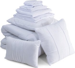 12pc Textured Seam Comforter Set