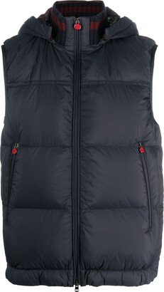 Nylon down waistcoat-AA