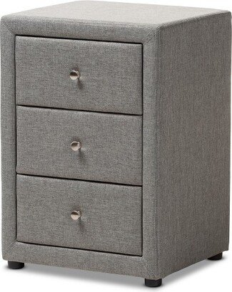 Tessa 3 Drawer Nightstand