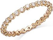 Diamond Eternity Band in 14K Yellow Gold, 0.50 ct. t.w. - 100% Exclusive