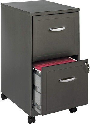 EPOWP 2 Drawer Mobile Smart SOHO Vertical File Cabinet