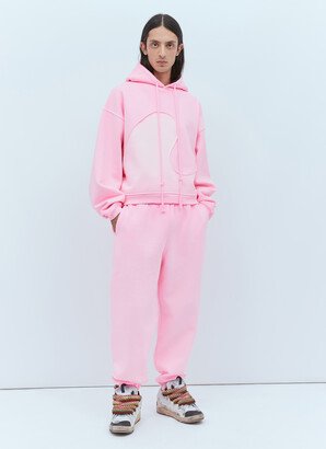 Logo Fleece Track Pants - Man Track Pants Pink M