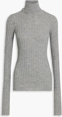 Karen ribbed merino wool turtleneck sweater