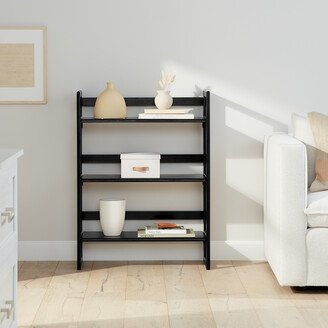 The Stackable Folding Bookshelf Matte Black