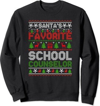 Ugly Design Christmas Gift Outfits Ugly Christmas Sweaters for Women Men School Counselor Sweatshirt