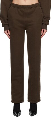 GUIZIO Brown Flared Lounge Pants