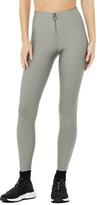 High-Waist Fast Legging in Sterling Grey, Size: 2XS