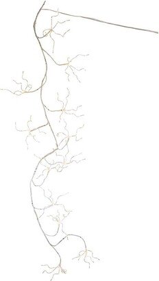 Kurt S. Adler 6-Foot Silver Bark Warm White Fairy Light Garland