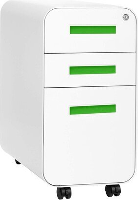 EPOWP 3-Drawer Mobile File Cabinet, Commercial-Grade, Pre-Assembled