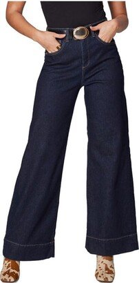 Women's Milan-drb High Rise Wide Leg Jeans