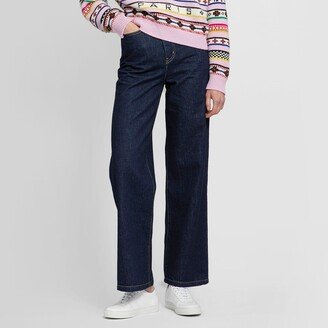 Kenzo By Nigo Woman Blue Jeans