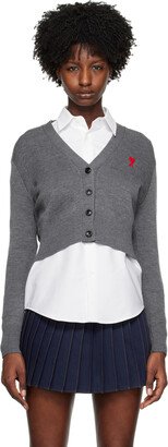 Gray Ami de Cœur Cardigan-AF