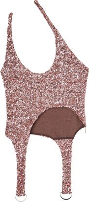 Asymmetric Embellished Crop Top