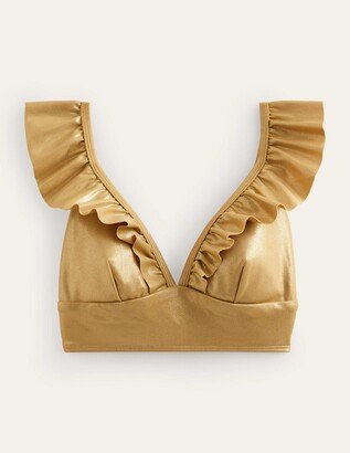 Palermo Ruffle V Bikini Top