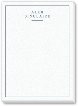 Notepads: Basic Outline Notepad, White, Matte