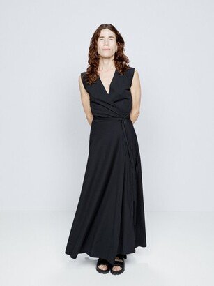 Cotton Jersey Wrap Dress