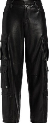 Luis Vegan Leather Cargo Pants