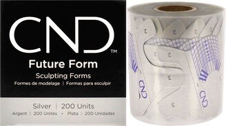 Future Sculpting Forms - Silver by for Women - 200 Pc Nail Care