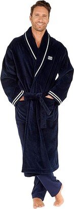 Estaque Bathrobe (Navy) Men's Robe