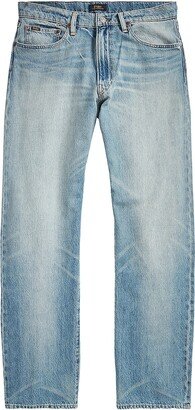 Distressed Five-Pocket Jeans