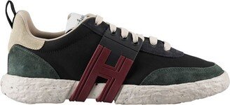 Colour-Block Logo Detailed Low-Top Sneakers