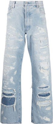 Super Distressed 5-pocket jeans