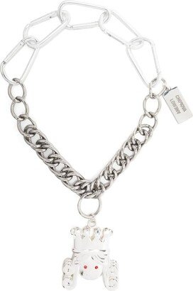 Silver Queen Carabiner Necklace