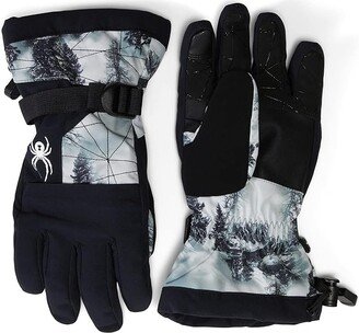 Overweb Ski Gloves (Toddler) (Tree Line) Extreme Cold Weather Gloves