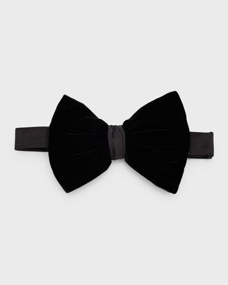 Men's Velvet and Silk Bow Tie