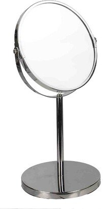 Chrome Plated Steel Double Sided Mirror, Silver