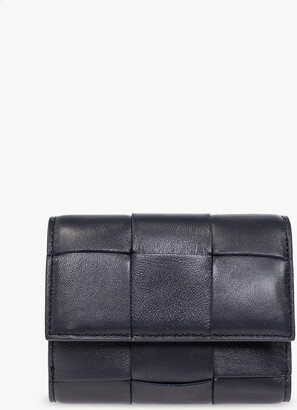 Leather Wallet Navy - Blue