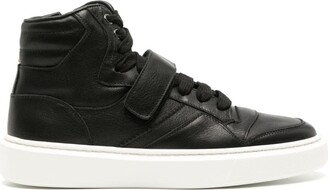 High-Top Leather Sneakers-AC