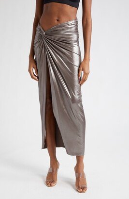 Metallic Twist Detail Cover-Up Sarong