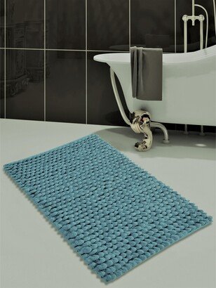 Bubble 36 x 24 Non-Skid Cotton and Microfiber Bath Rug