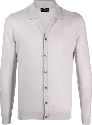 V-neck buttoned cardigan-AC