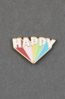 Happy Rainbow Enamel Pin