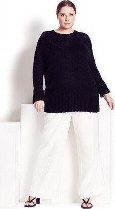 REFINITY | Women's Plus Size Jumper Scarlett - Black - 16W