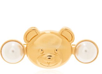 Teddy Bear Brooch - Gold