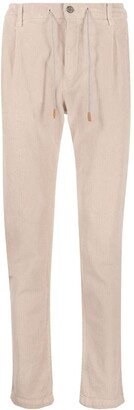 Corduroy Straight-Leg Trousers-BM