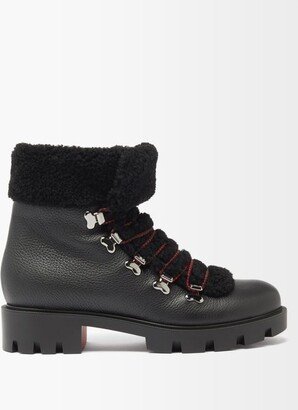 Edelvizir Shearling And Leather Boots