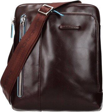 Crossbody Bag Leather Mahogany-AA