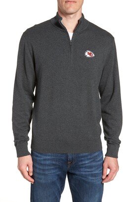 Kansas City Lakemont Regular Fit Quarter Zip Sweater