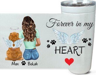 Dog Memorial Mug, Loss Gift, Lover Gifts, Personalized Mom Tumbler, Gifts For Lovers, Pet Gift