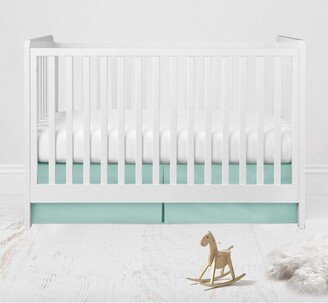 Solid Mint Crib/Toddler Bed Skirt